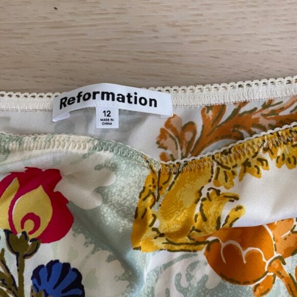 Reformation Layla Silk Skirt - Picture 3 of 4